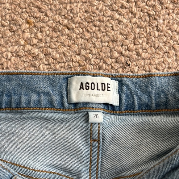 Agolde Riley High Rise Crop - Picture 2 of 7